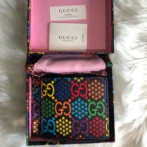 GUCCI Men’s Psychedelic Print Wallet